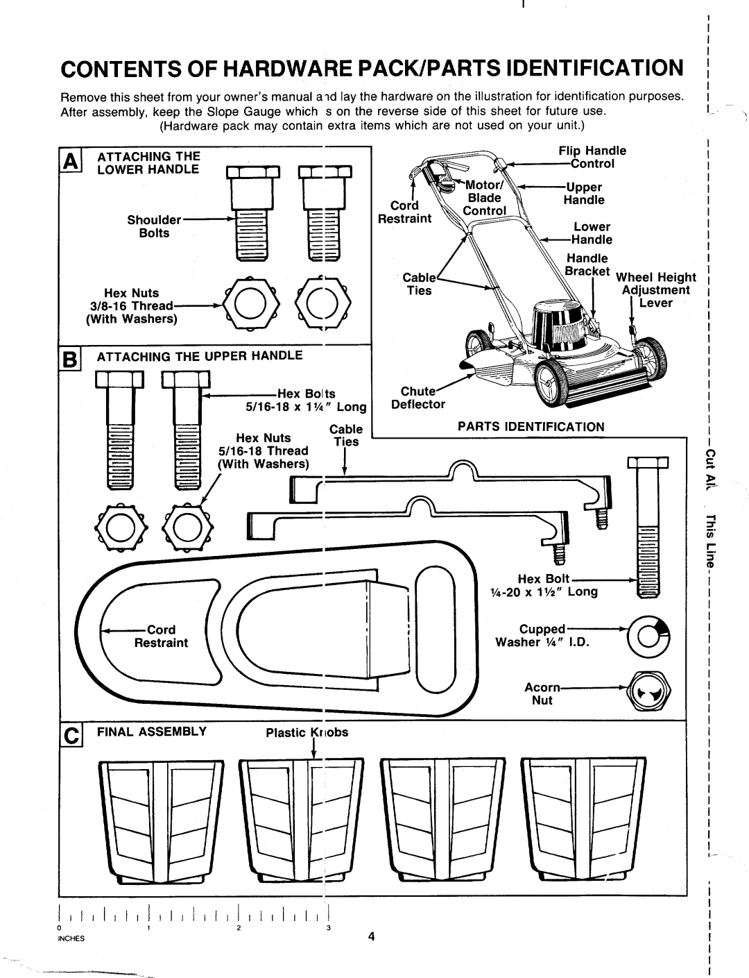 Bolens 189-421-000 manual 