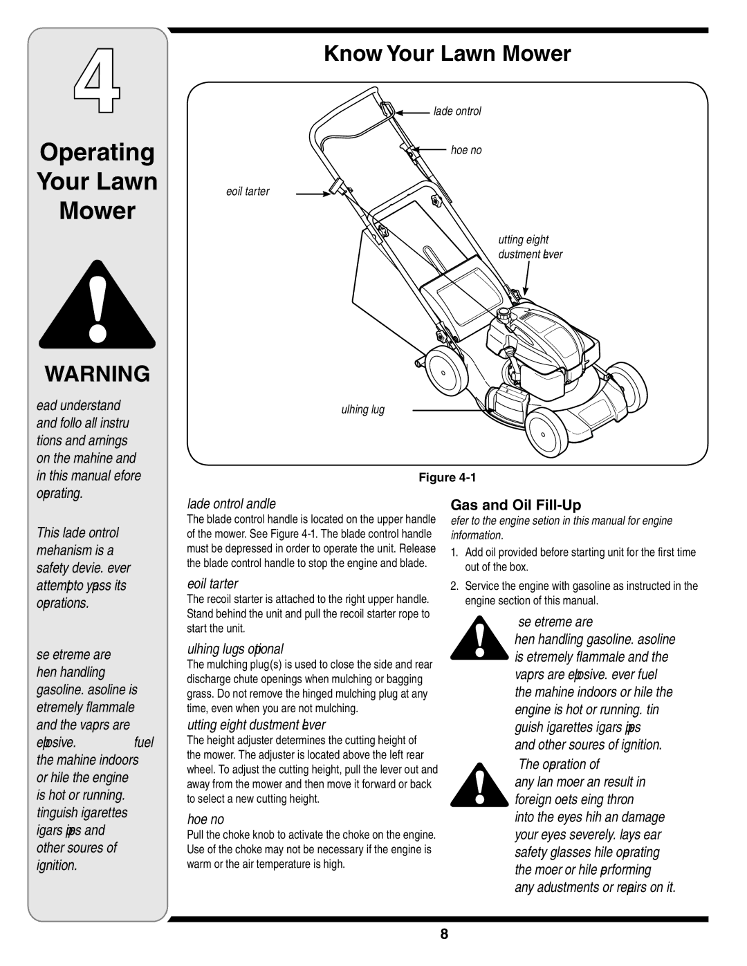 Bolens 18M warranty Know Your Lawn Mower 