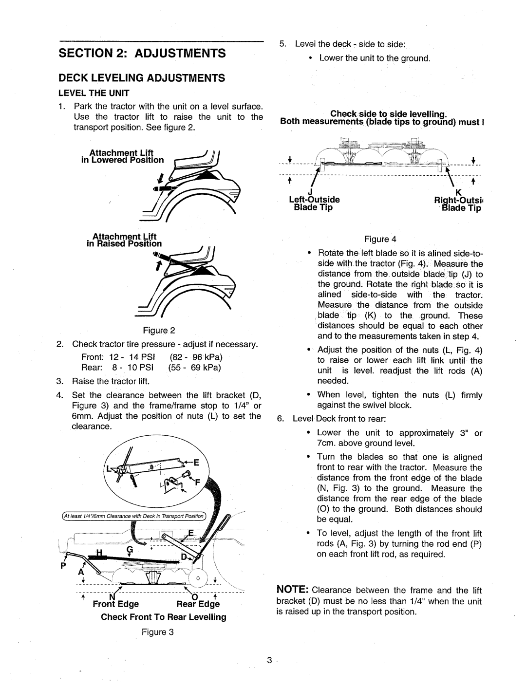 Bolens 190-250-100 manual 