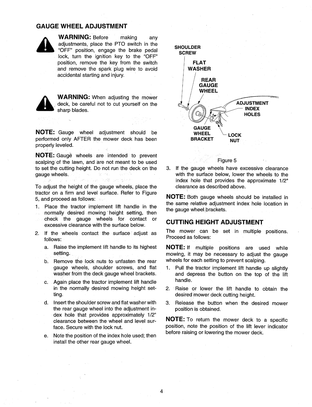 Bolens 190-250-100 manual 