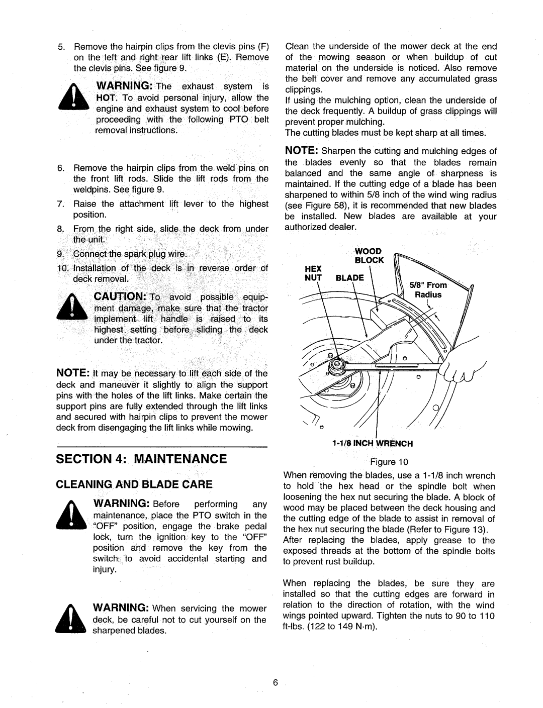 Bolens 190-250-100 manual 