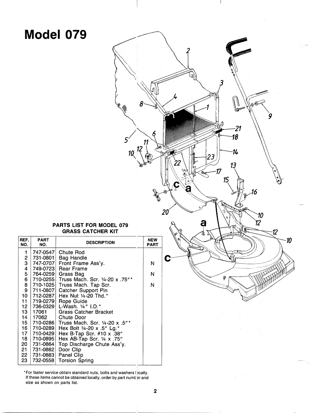 Bolens 19079 manual 