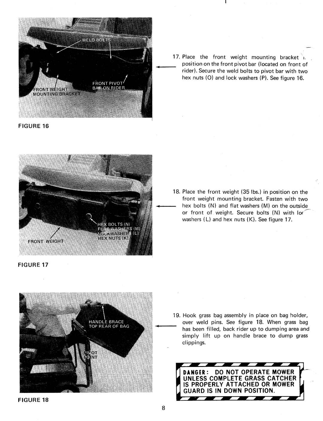 Bolens 19041-1, 191-041A, 190-041A manual 