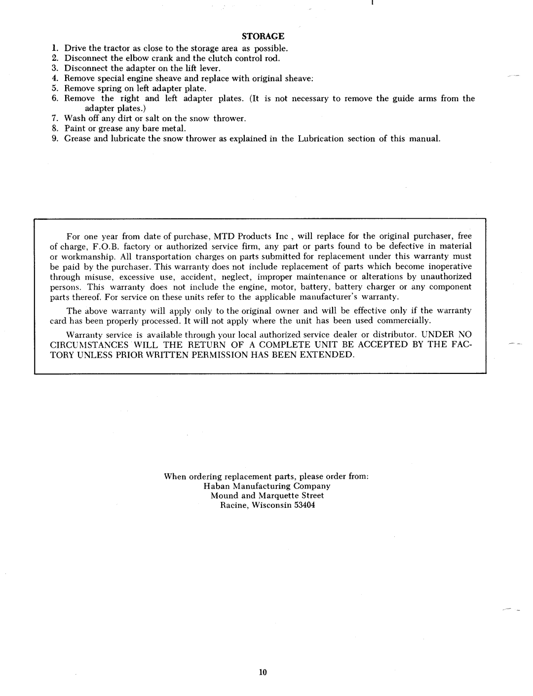 Bolens 191-658, 190-658 manual 