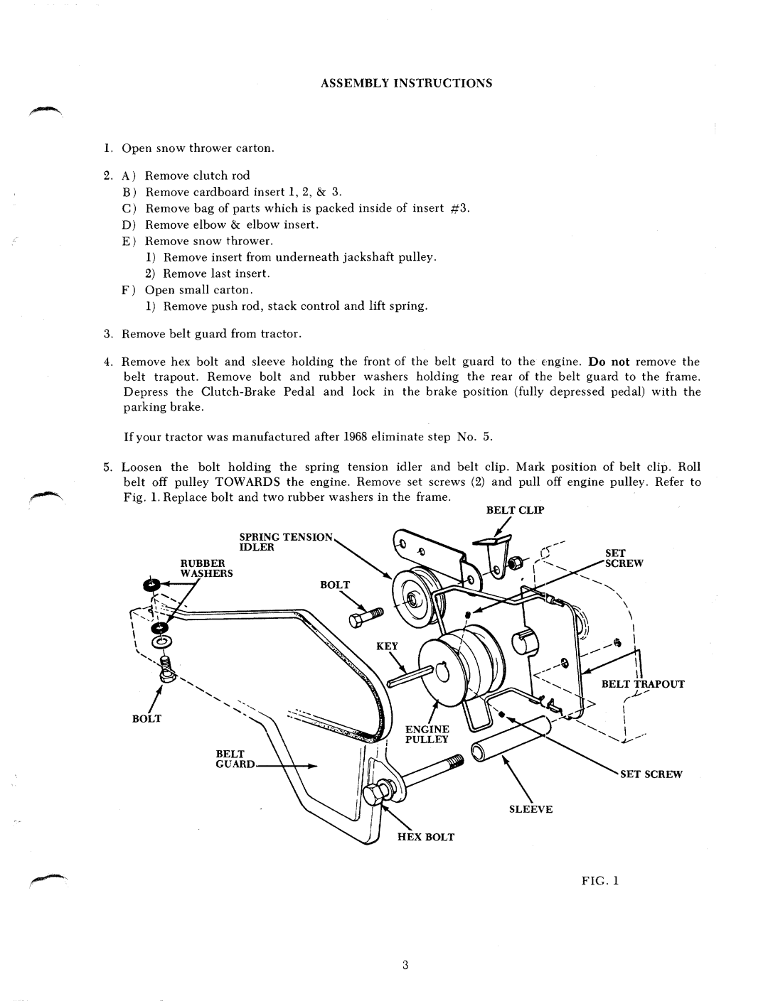 Bolens 190-658, 191-658 manual 