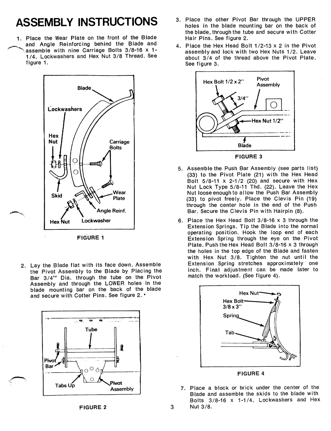 Bolens 198-954A manual 