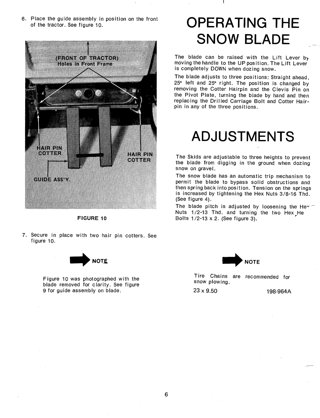 Bolens 198-954A manual 