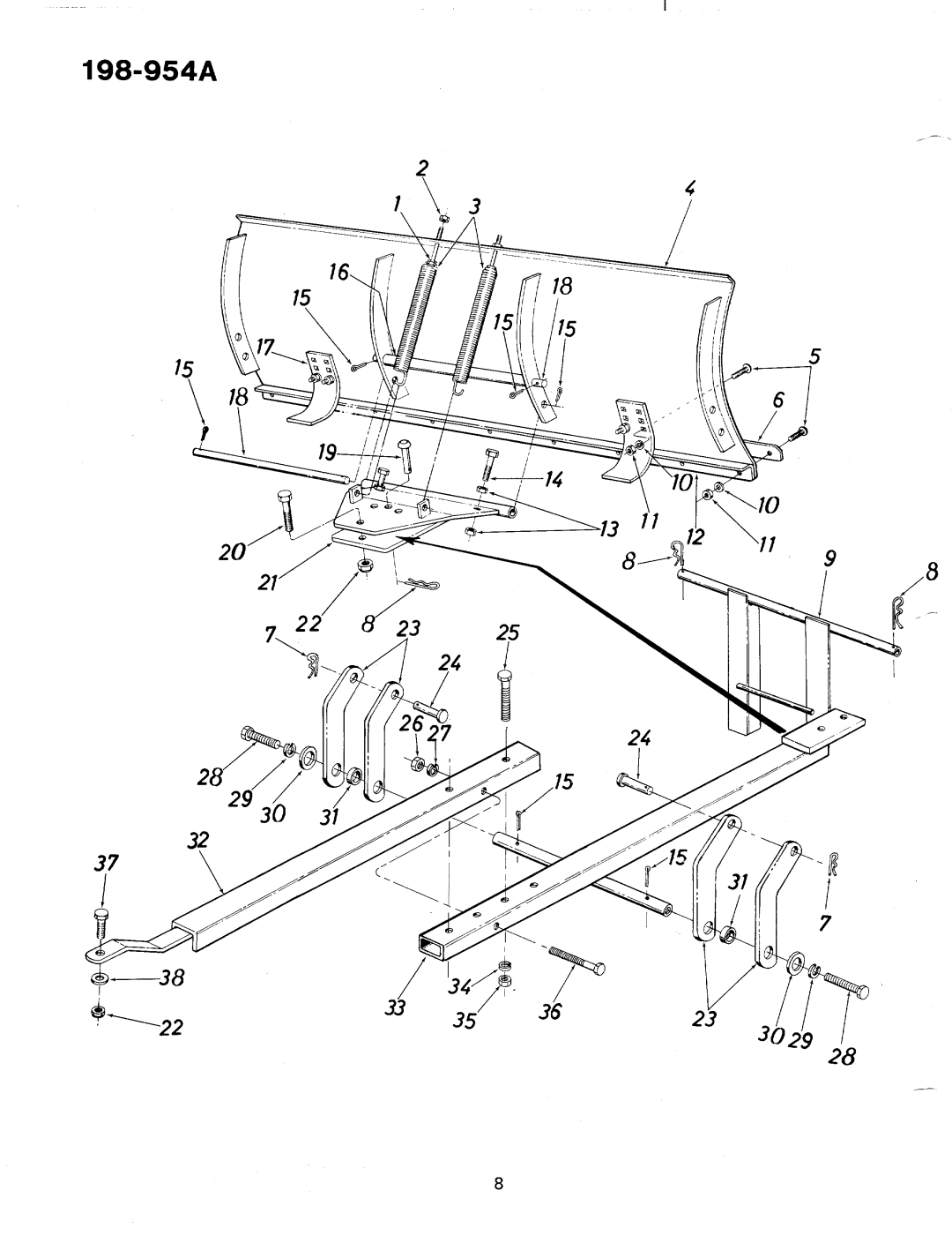 Bolens 198-954A manual 