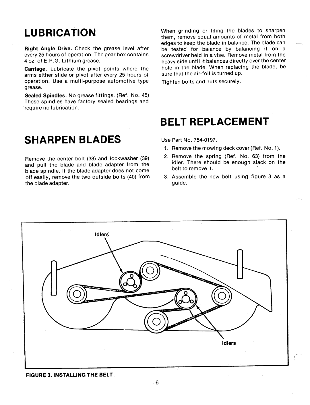 Bolens 198-992A manual 
