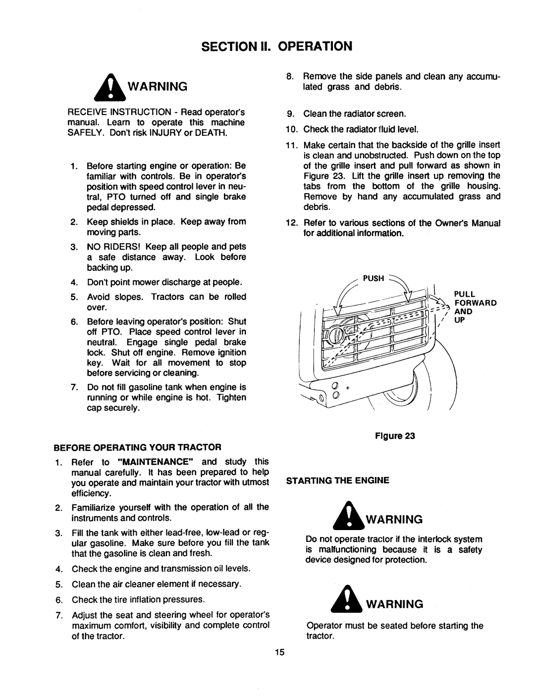 Bolens 2182 manual 