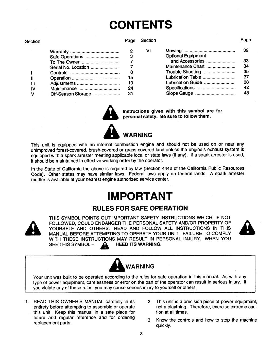 Bolens 2182 manual 