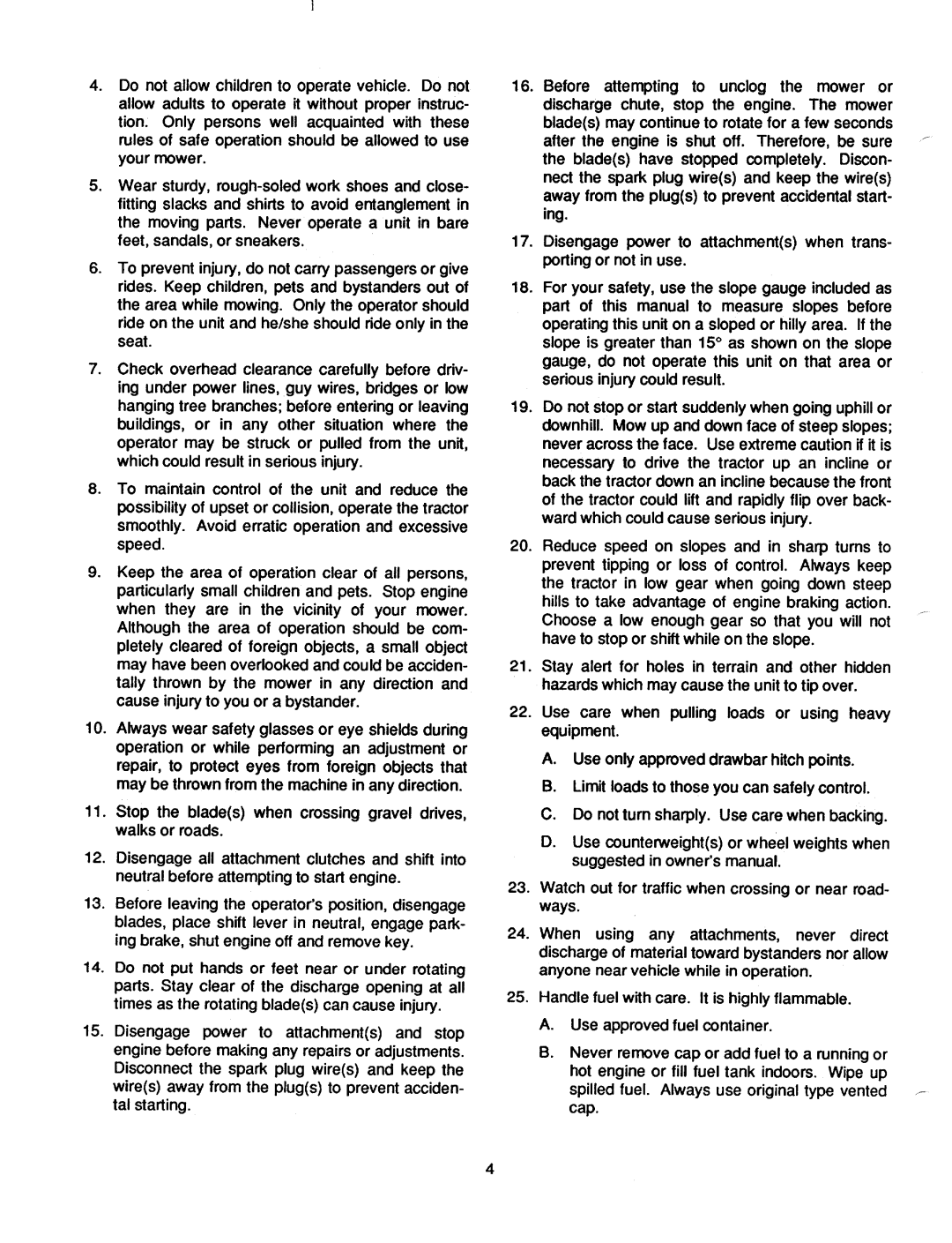 Bolens 2182 manual 
