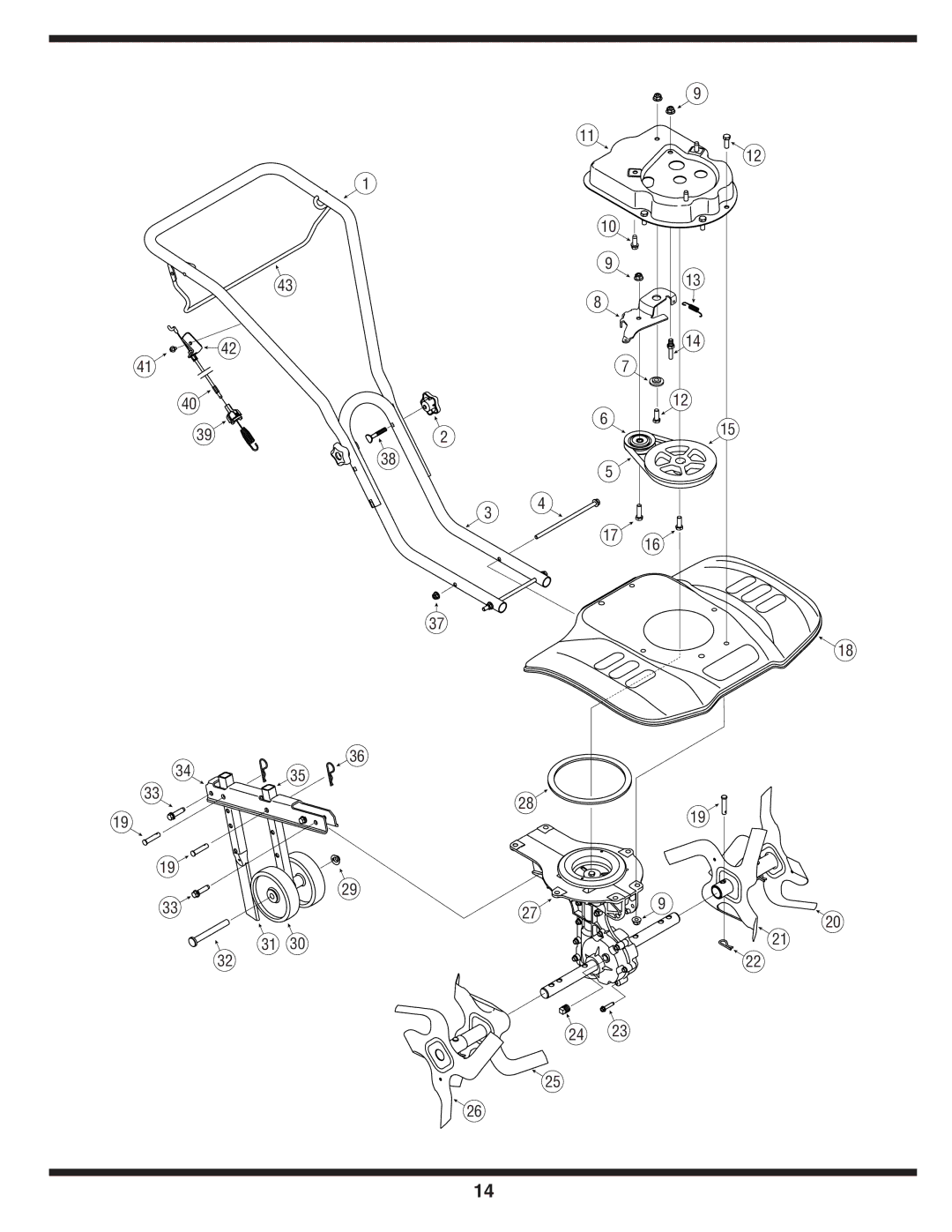 Bolens 241 warranty 