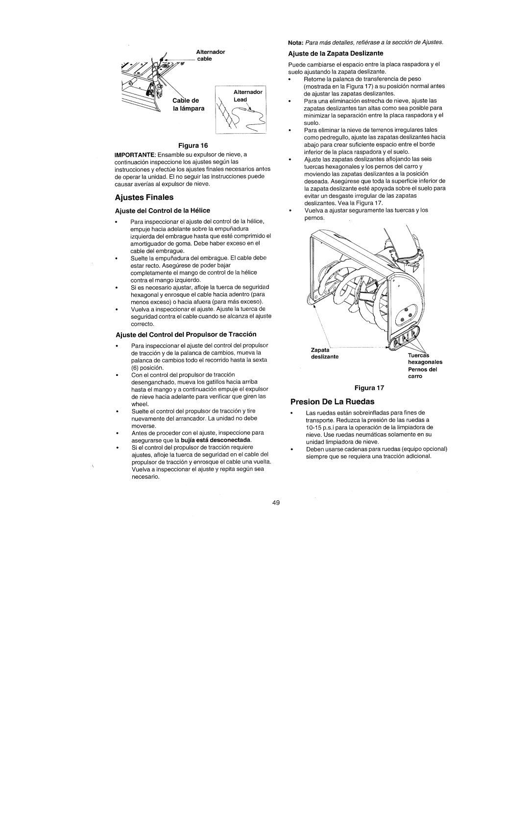 Bolens 247.77010 manual 