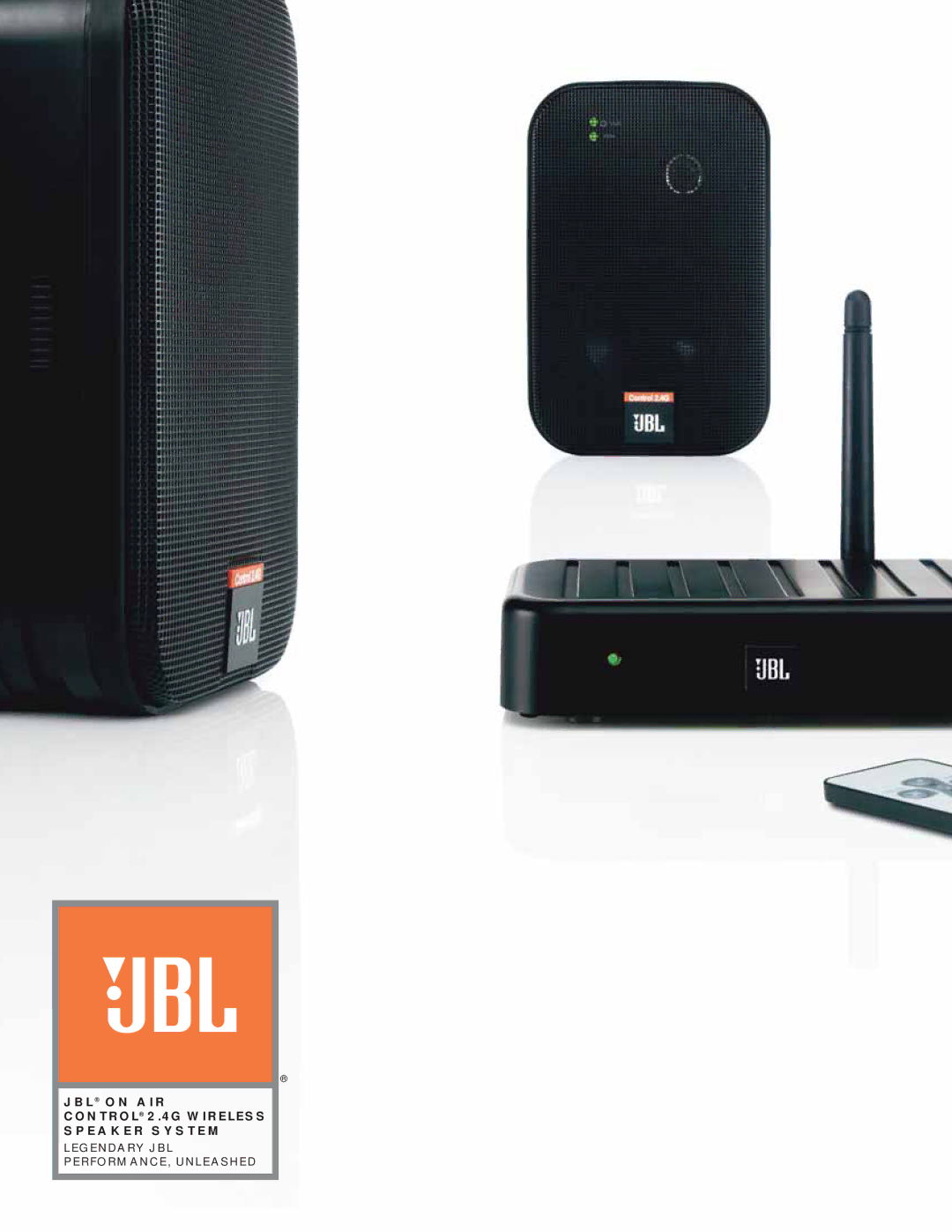 Bolens manual JBL on AIR Control 2.4G Wireless Speaker System 