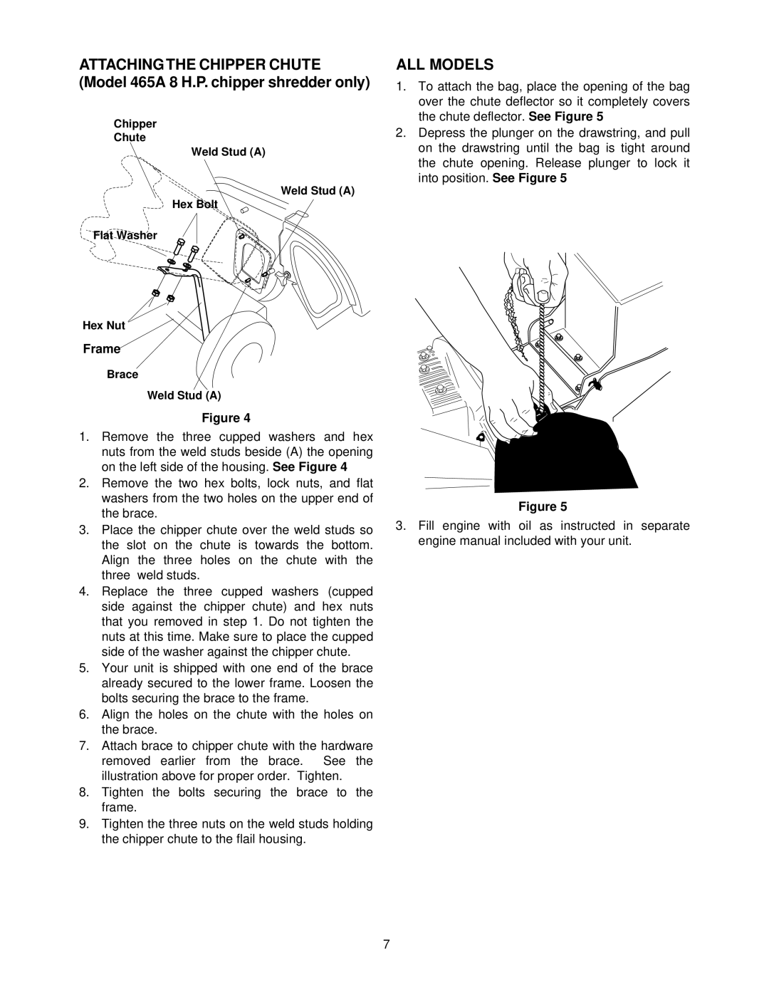 Bolens 462 Thru 465 manual ALL Models, Frame 