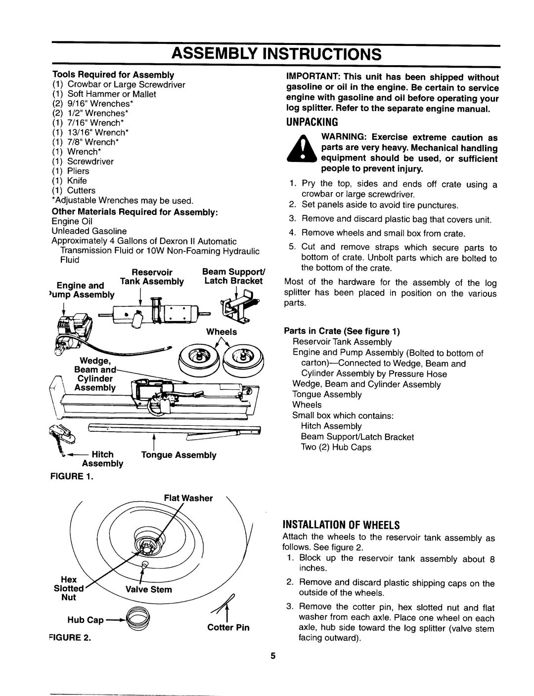 Bolens 522 manual 