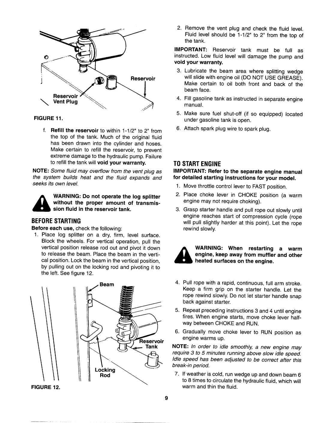 Bolens 522 manual 