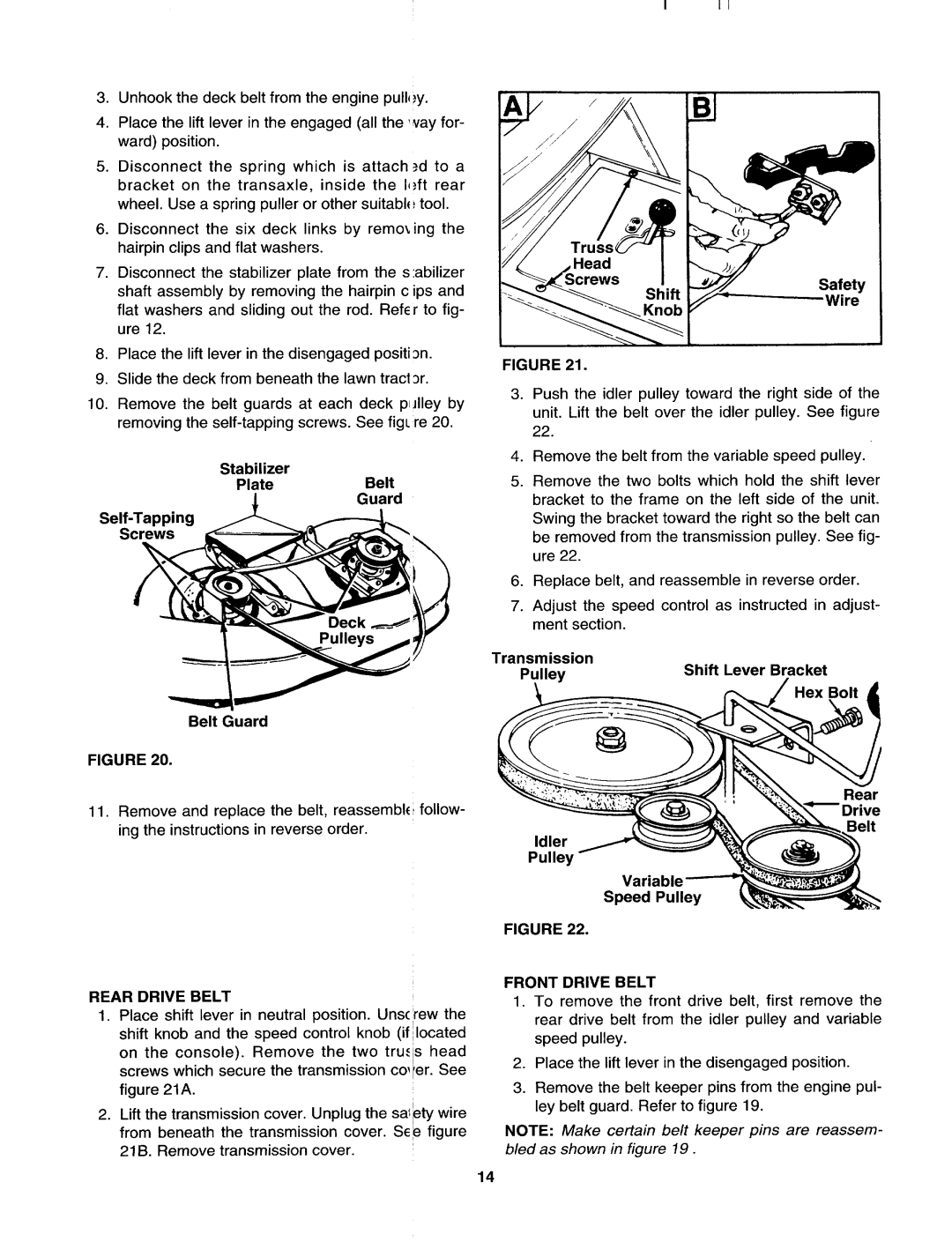 Bolens 660 Thru 679 manual 