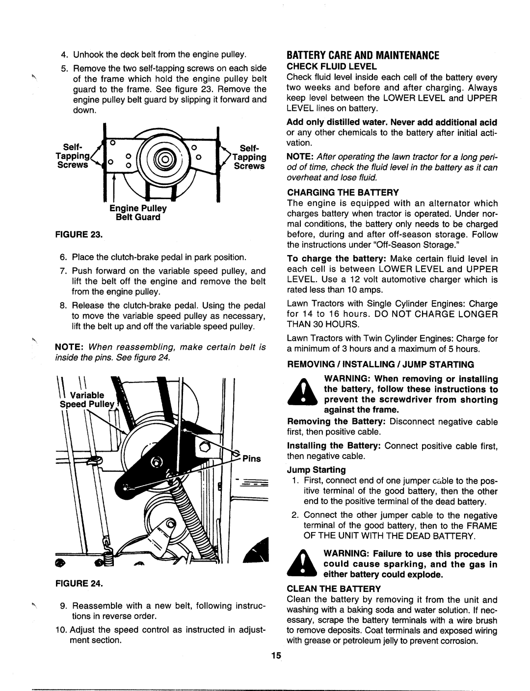 Bolens 660 Thru 679 manual 