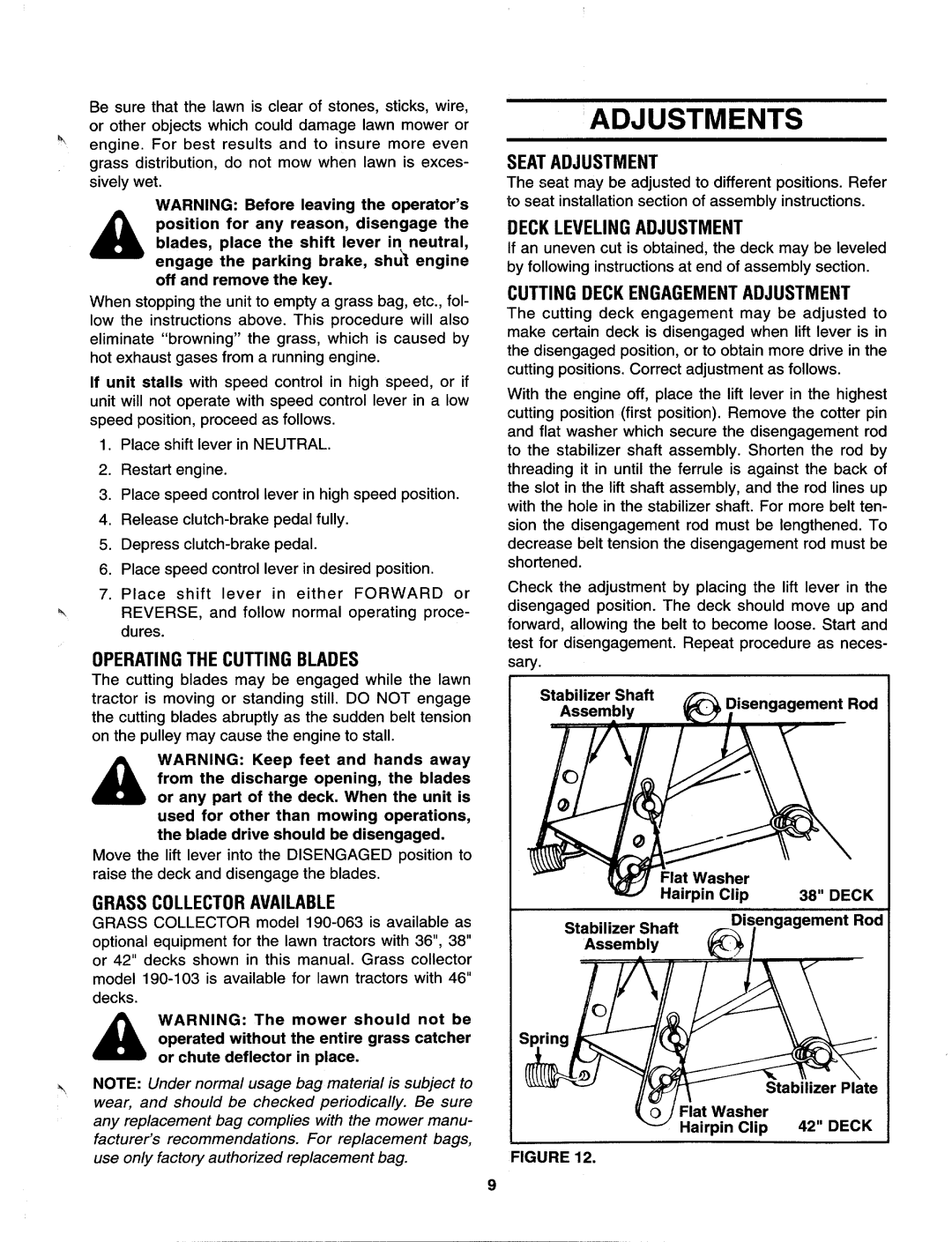 Bolens 660 Thru 679 manual 