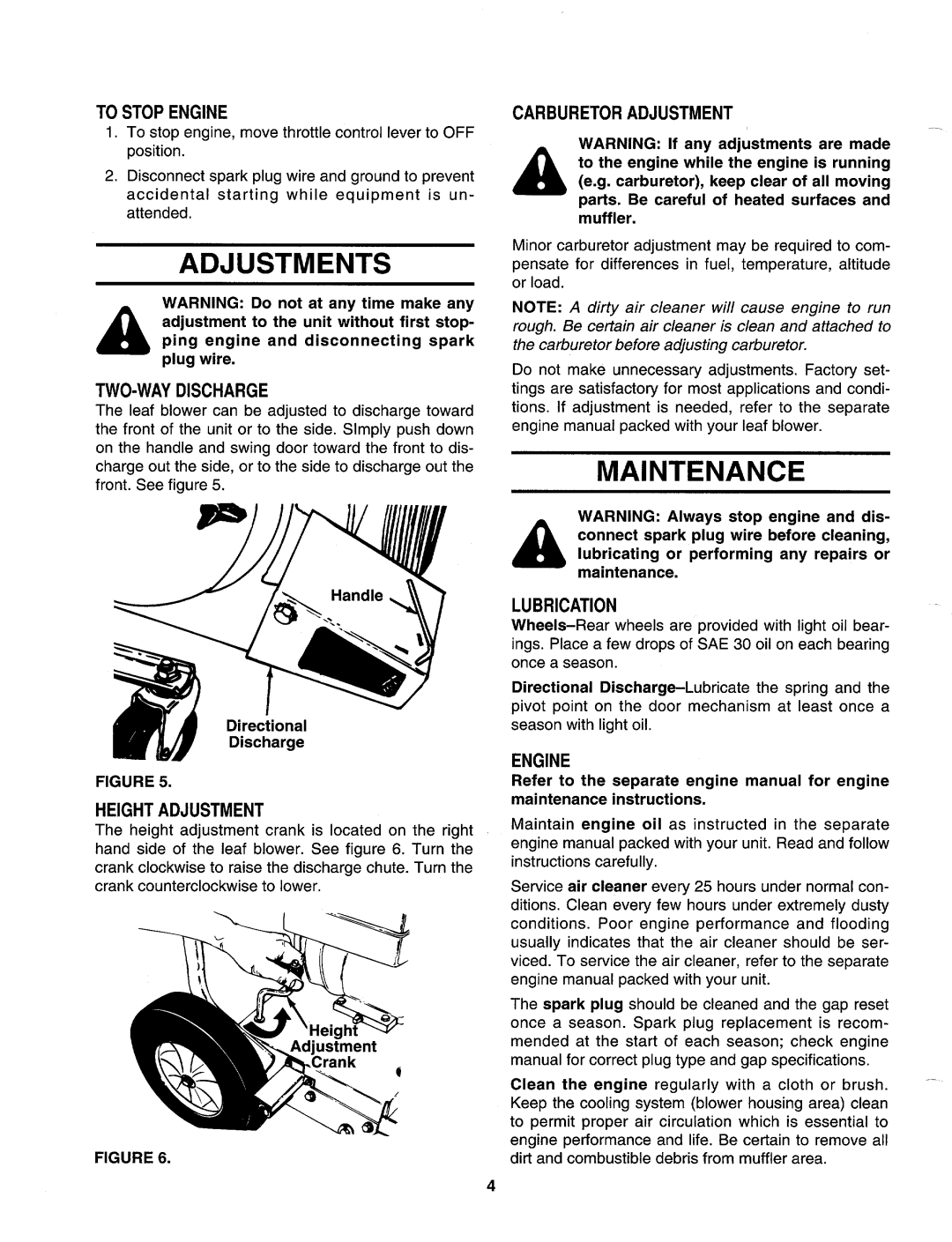 Bolens 692 and 693 manual 