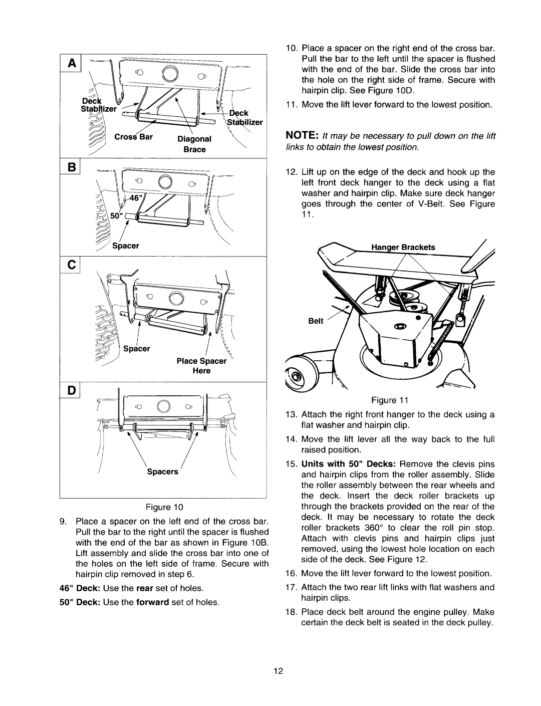 Bolens 820 thru 829 manual 