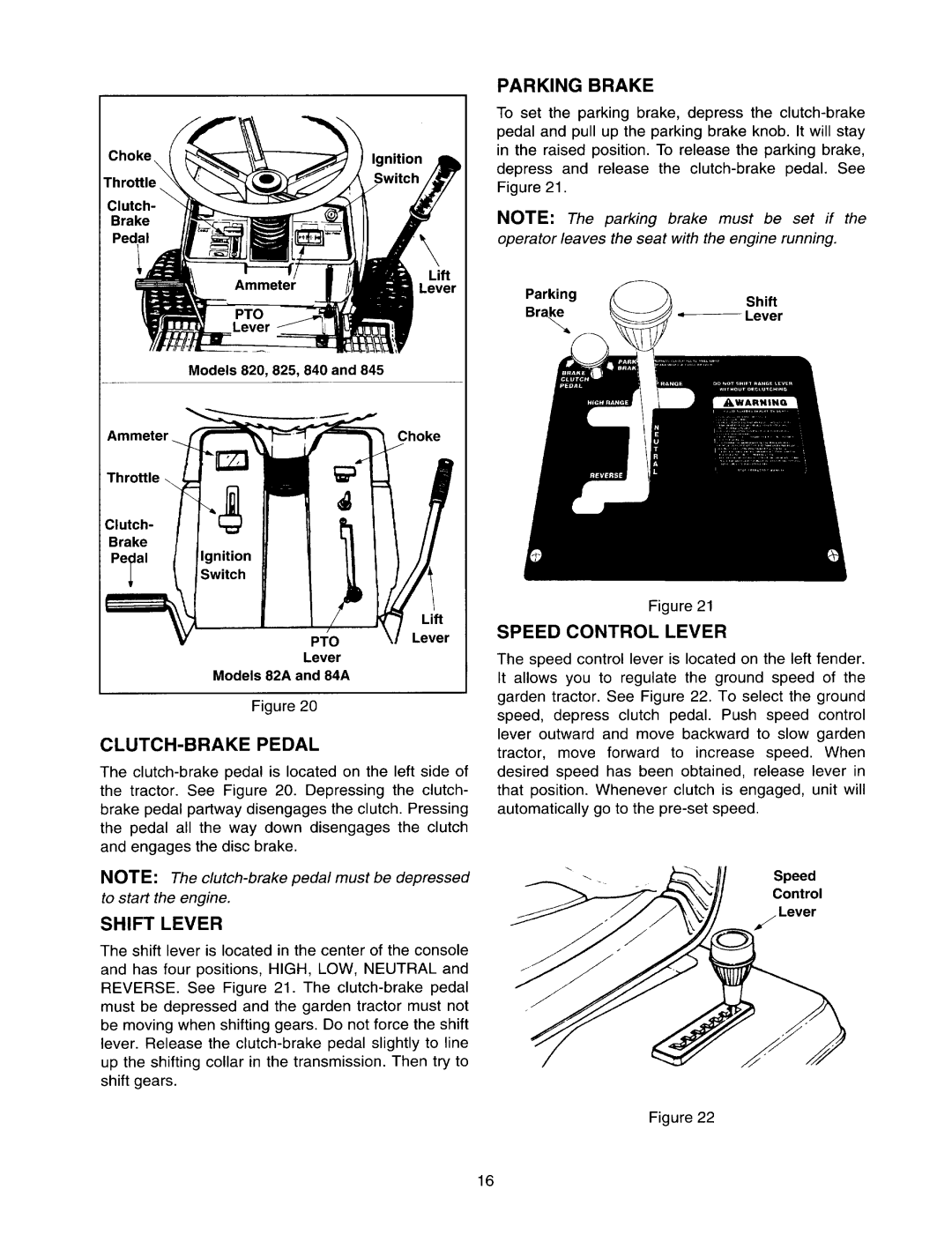 Bolens 820 thru 829 manual 