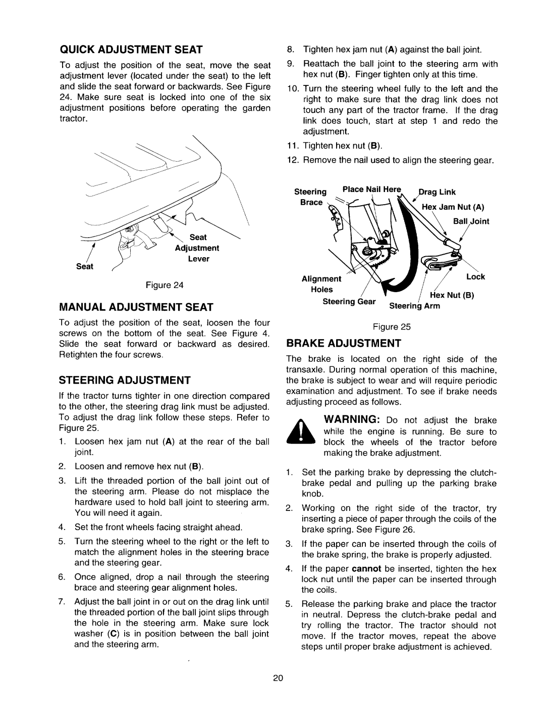 Bolens 820 thru 829 manual 