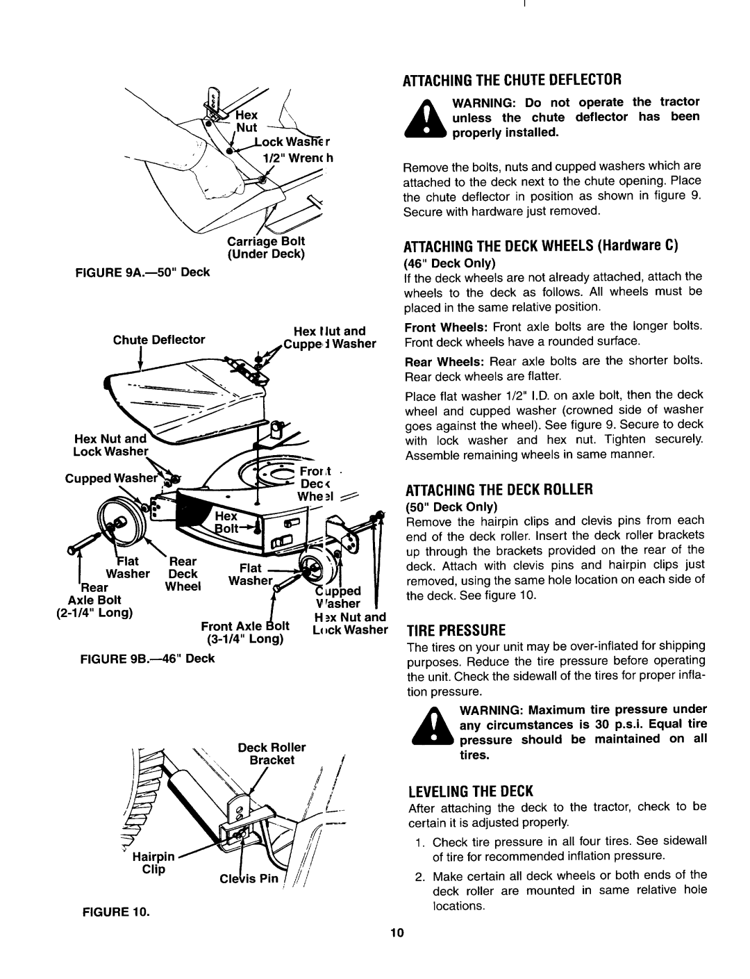 Bolens 840 thru 849 manual 