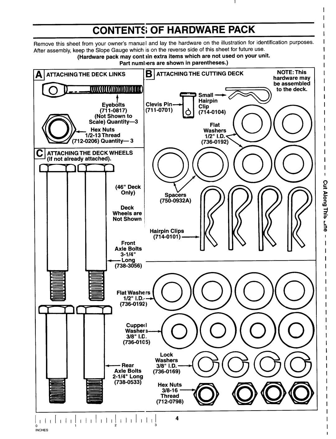 Bolens 840 thru 849 manual 