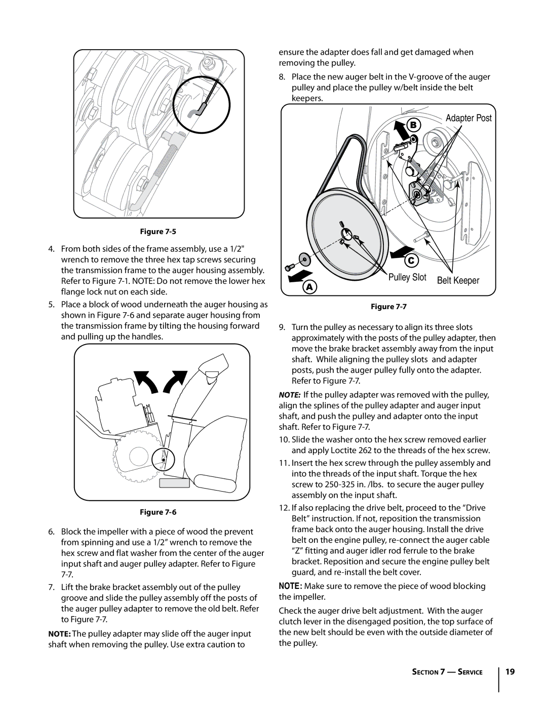 Bolens 930 SWE, 933 SWE warranty Pulley Slot 