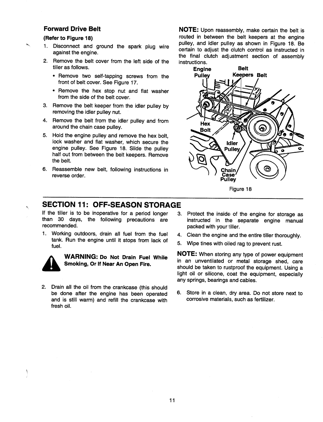 Bolens FT-50 manual 