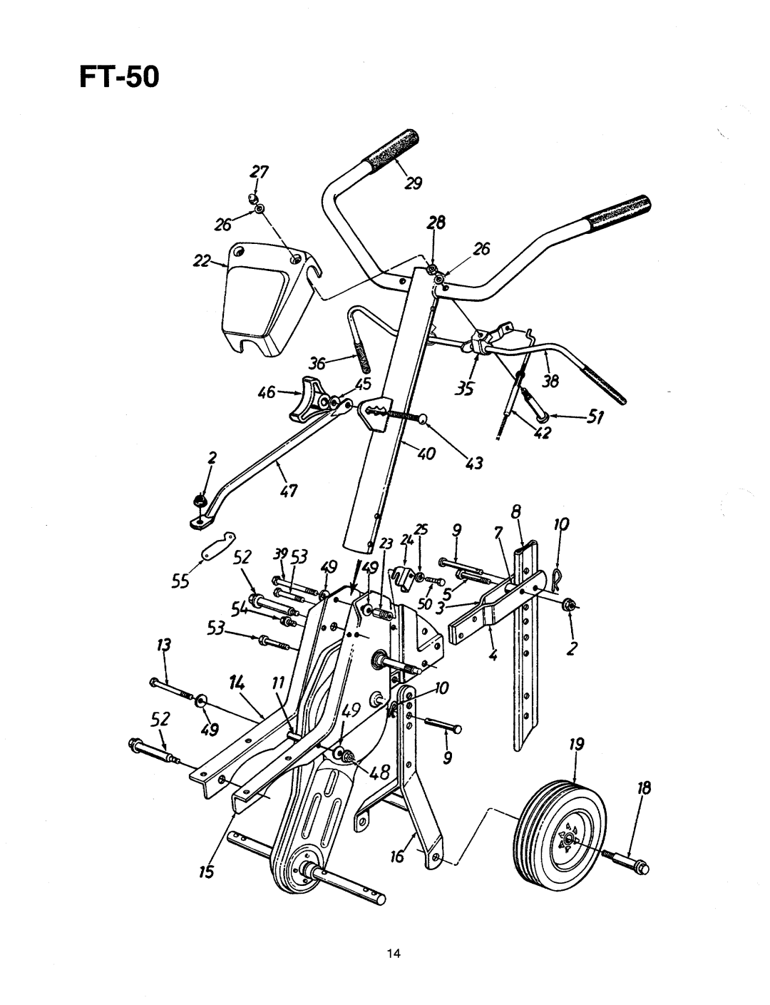 Bolens FT-50 manual 