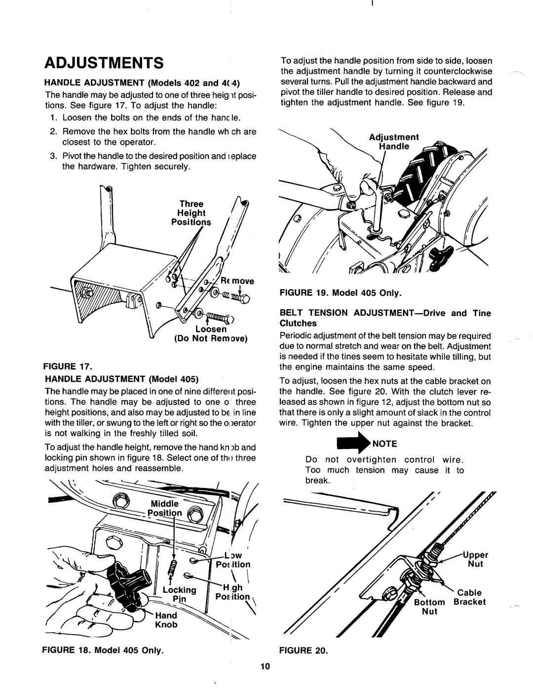 Bolens 216-405-000, Grt5, 216-404-000, 216-402-000 manual 