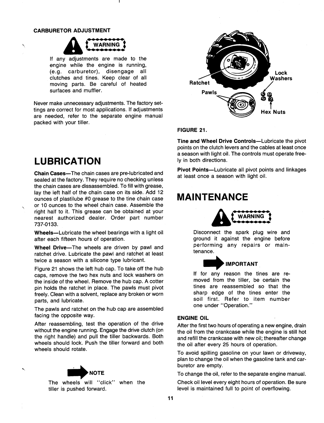 Bolens 216-402-000, Grt5, 216-404-000, 216-405-000 manual 