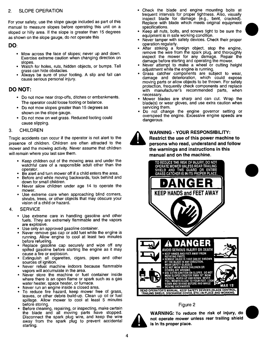 Bolens LC-106, LC-40 manual 