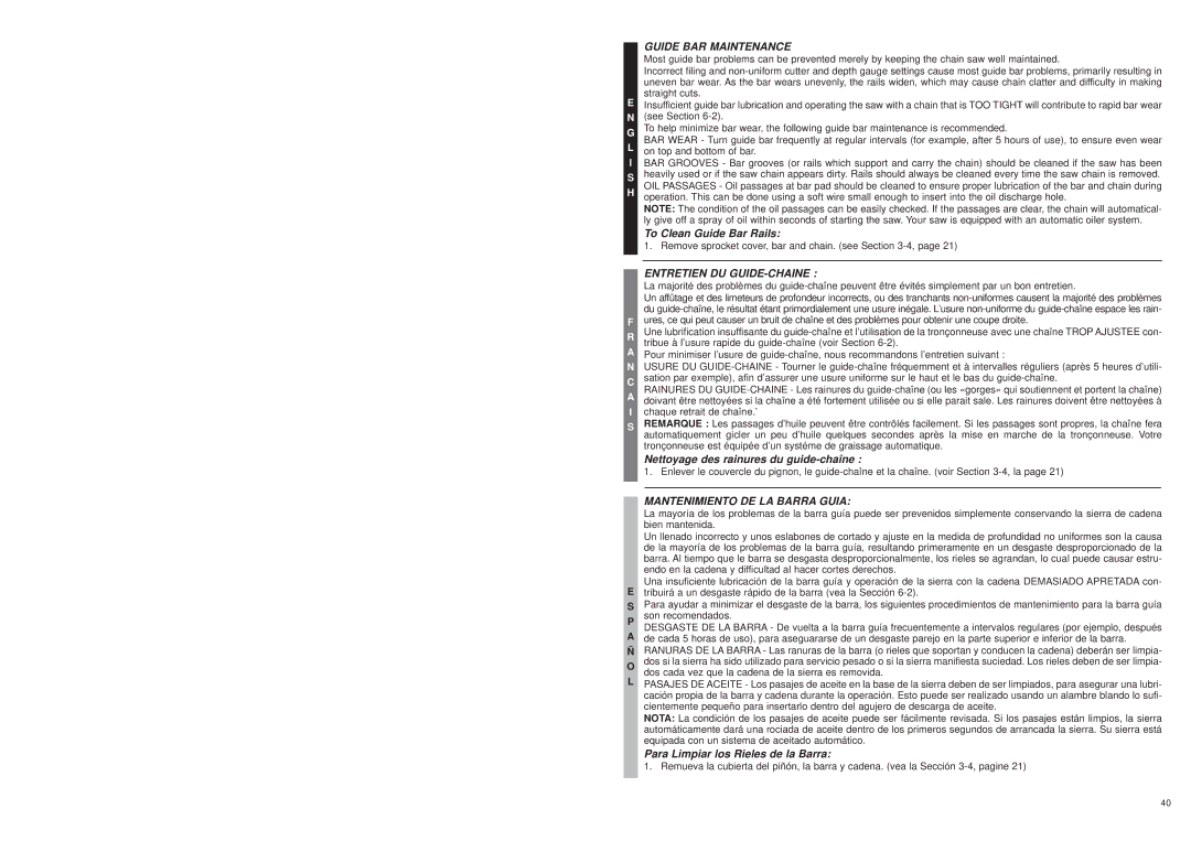 Bolens MS1640NTCC, MS1630NT user manual 