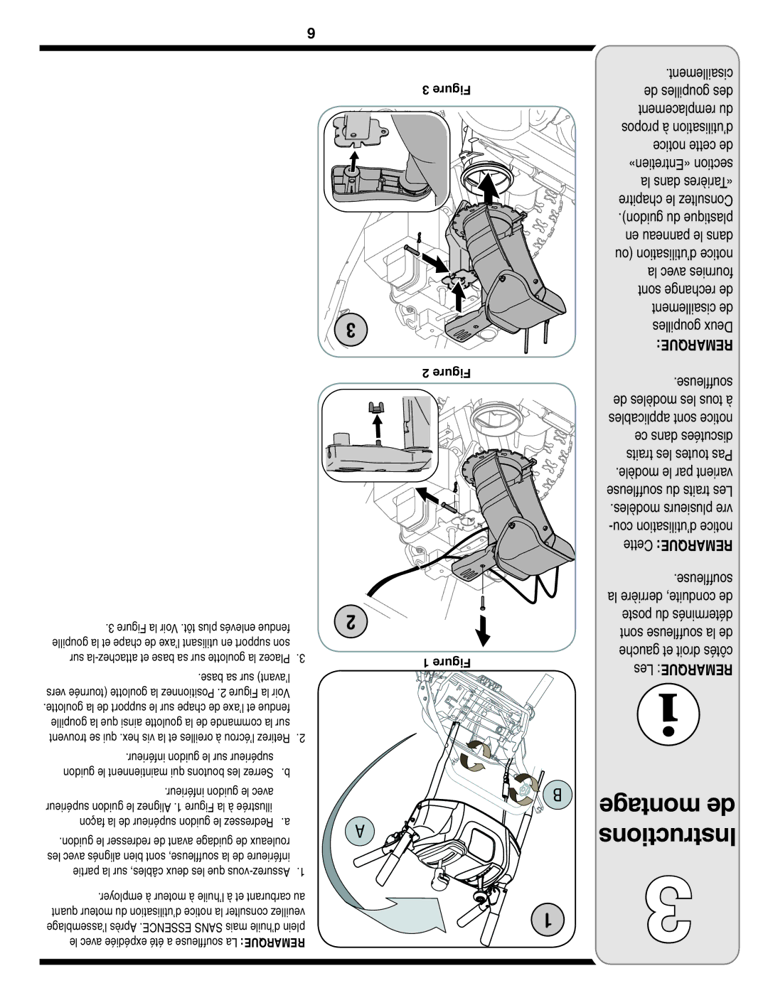 Bolens MTD Employer à moteur à l’huile à et carburant au, Quant moteur du d’utilisation notice la consulter veuillez 