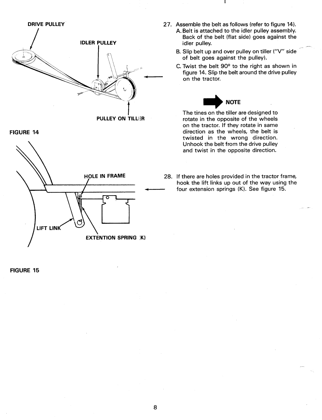 Bolens 19746, TMO-33603B, 190-746-000 manual 