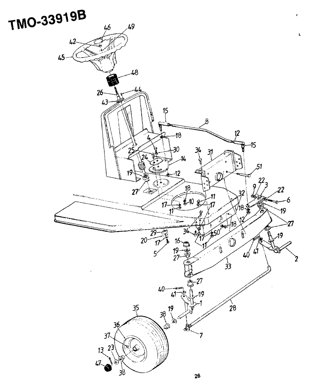 Bolens TMO-33919B manual 