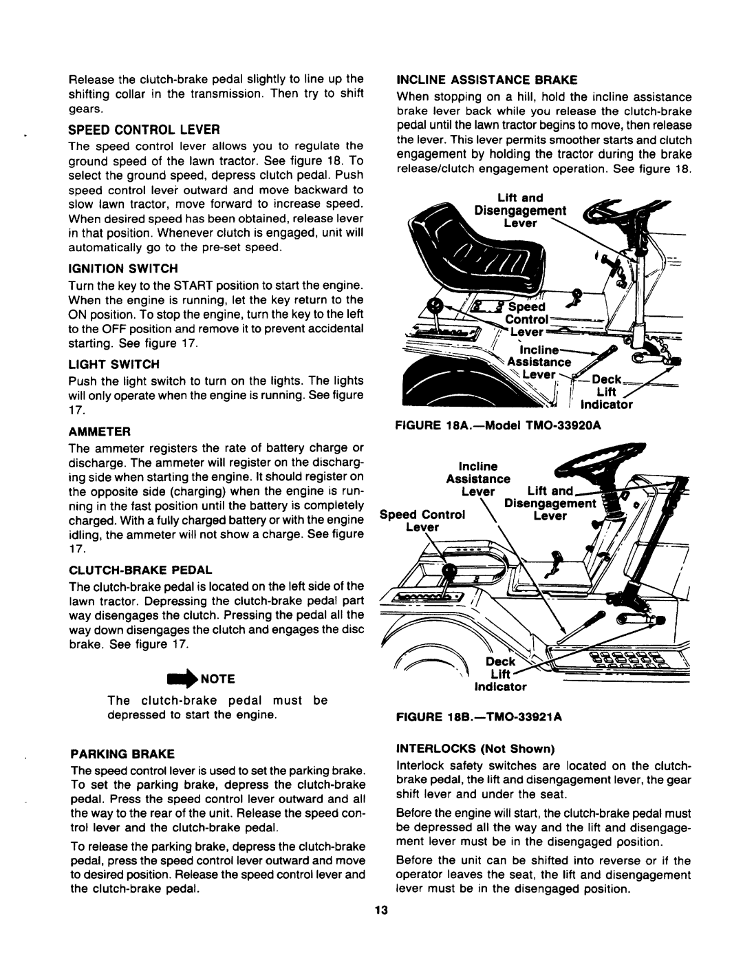 Bolens TMO-33920A, TMO-33921A manual 