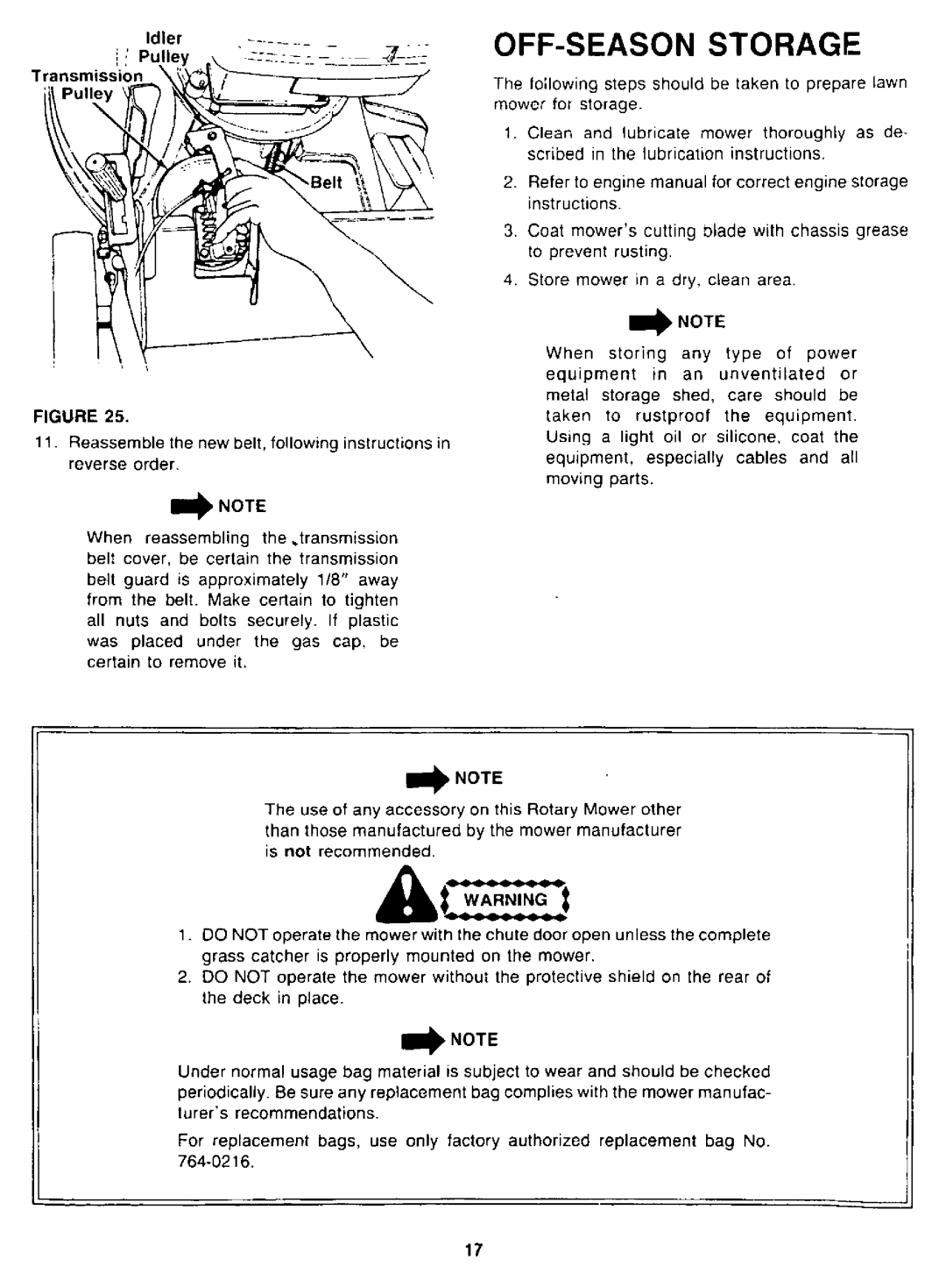 Bolens TMO-37478A manual 