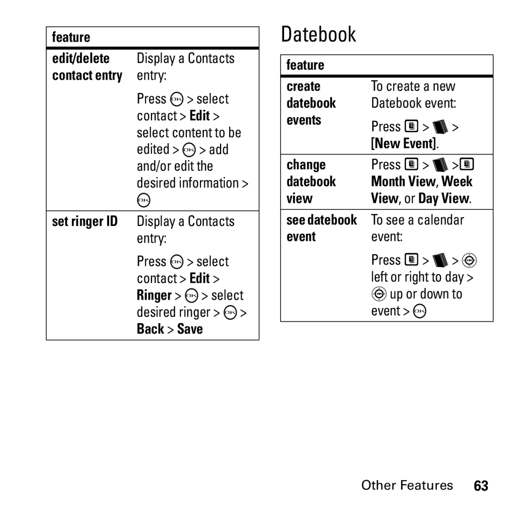 Boost Mobile i290 manual Datebook 