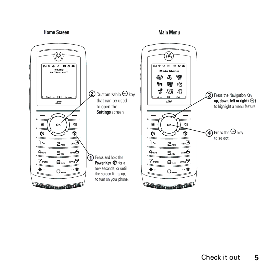 Boost Mobile i290 manual Home Screen 