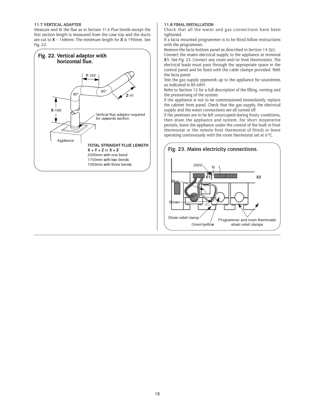 Bosch Appliances 24I RSF manual Vertical Adapter, Final Installation 