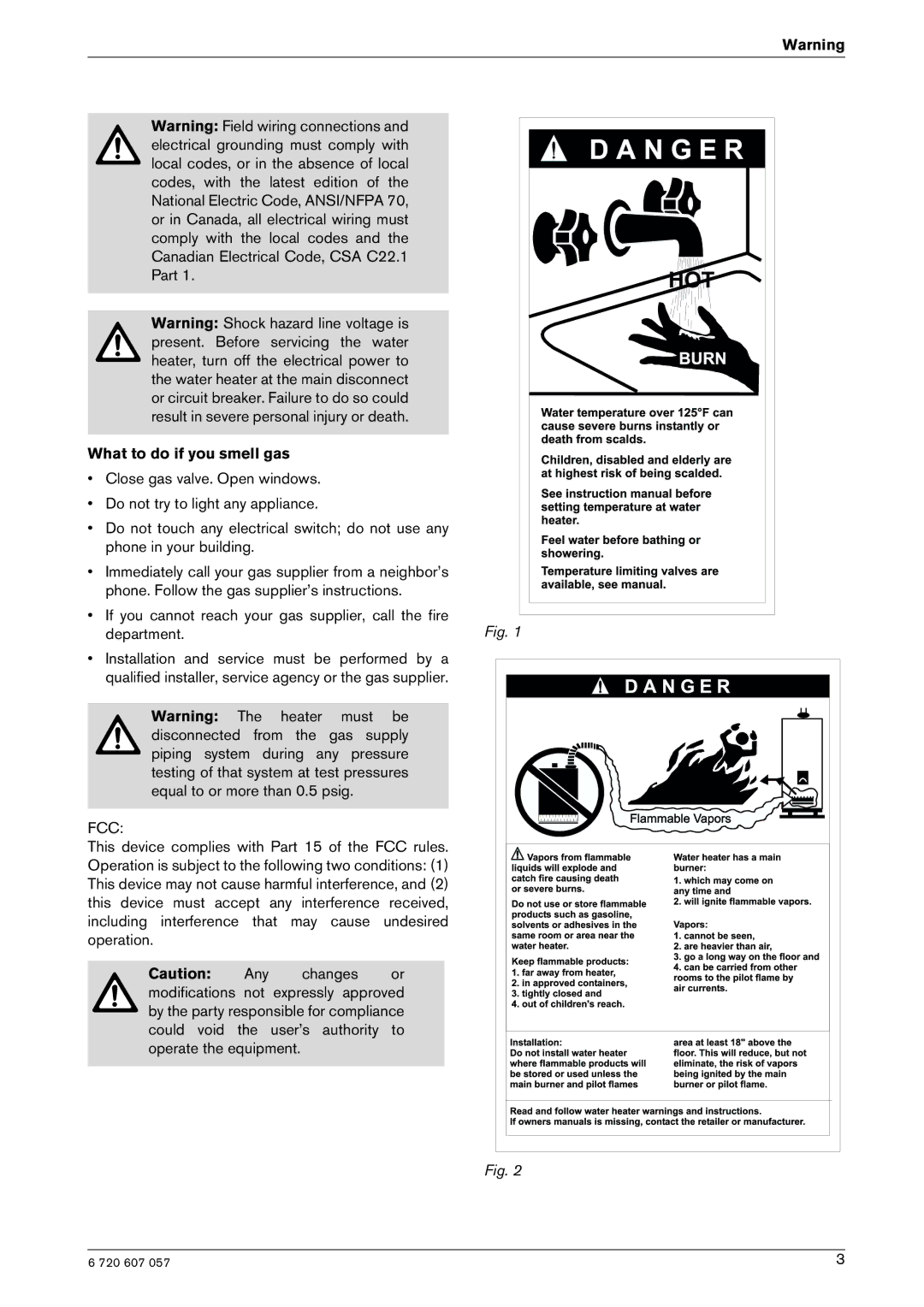 Bosch Appliances 250SX NG, 250SX LP manual Fcc 