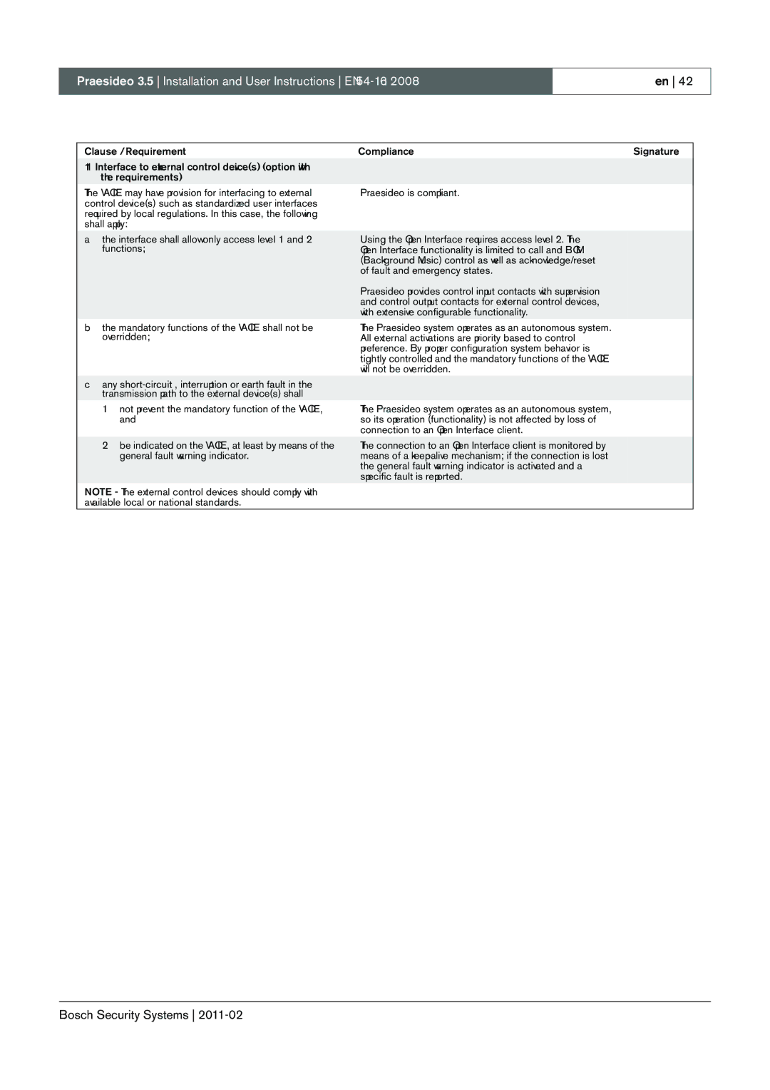 Bosch Appliances 3.5 manual Praesideo system operates as an autonomous system 