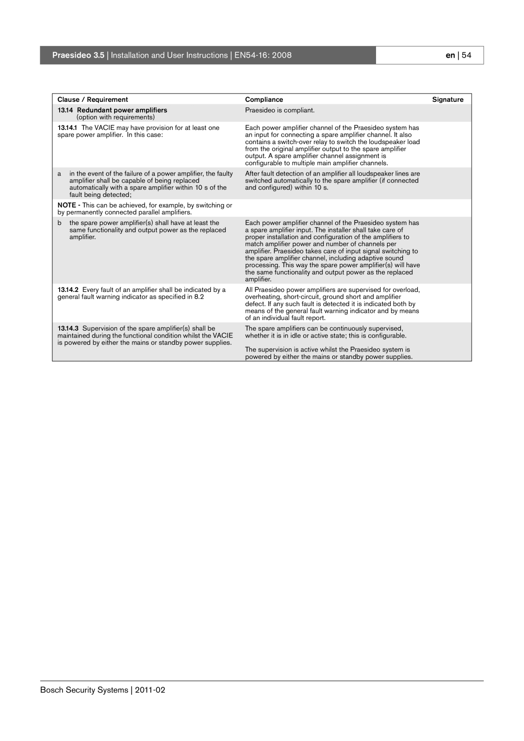 Bosch Appliances 3.5 manual Contains a switch-over relay to switch the loudspeaker load 