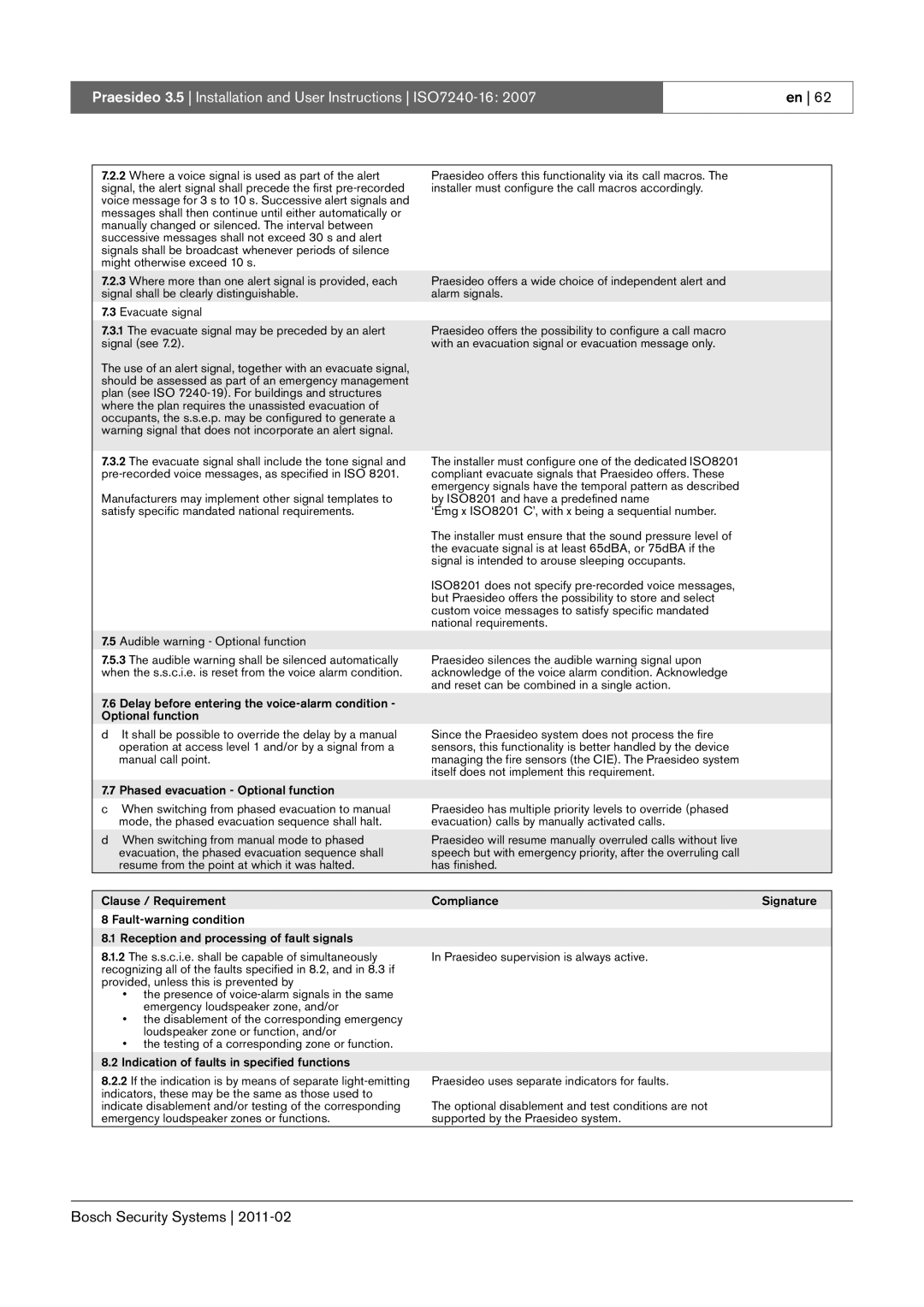 Bosch Appliances 3.5 manual ‘Emg x ISO8201 C’, with x being a sequential number 